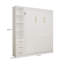 Grand lit escamotable mural avec armoire latérale simple, cadre de lit invisible avec cadre de lit automatique Space Saving Home Furniture