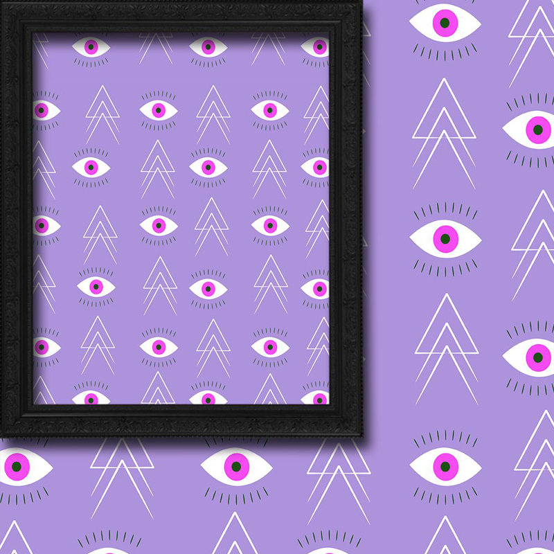 Ania Semi Sheer Curtain Pair, 140cm Width x 175cm Drop, Purple
