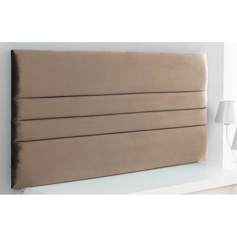 Schmidt Upholstered Headboard, Single (3'), Coffee