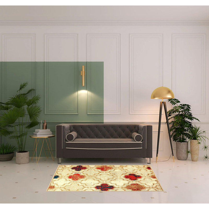 Jazen Moroccan Indoor Rug, Rectangle 4' x 6'