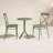 Farrah 23.6" W Round 2-Person Plastic Patio Bistro Set with Foldable Table-87529596