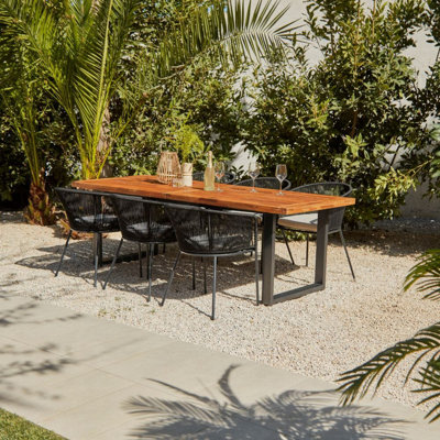 Fabiano Rectangular 6 - Person 175cm Long Dining Set with Cushions