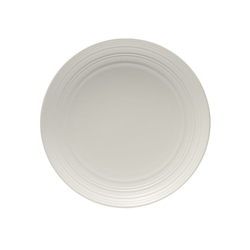 Swirl Coupe 16-Piece Dinnerware Set, Service for 4, White