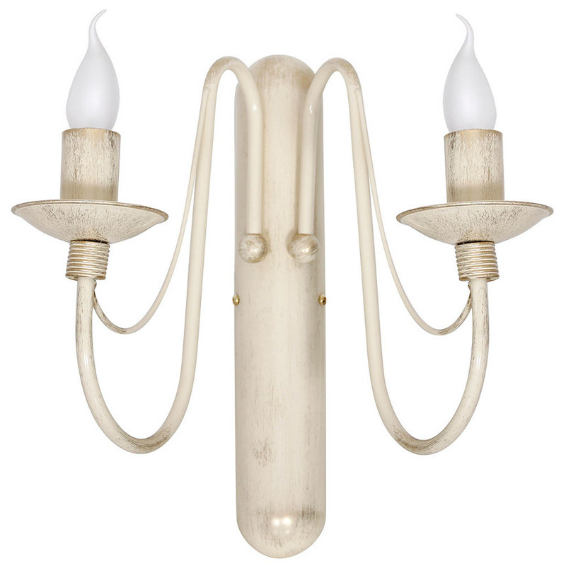 Bilbrey Candle Wall Light, Cream
