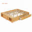Grand lit plateforme avec 4 tiroirs de rangement et pied de lit-1183373015