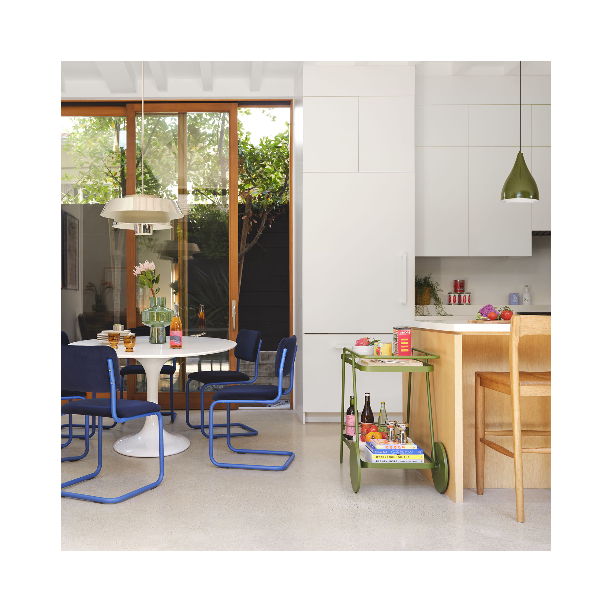 Krieger Bar and Counter Stool, Natural, Counter Stool (26" Seat Height)