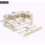 Lit de jour simple avec lit gigogne, armoires de rangement et ports USB, blanc, conception compacte et fonctionnelle pour les chambres modernes-1439904039