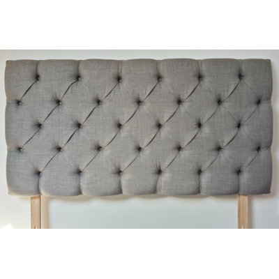 Isebrand Upholstered Denim Headboard