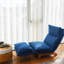 Chaise longue rembourrée avec repose-pieds et dossier réglable Franklin