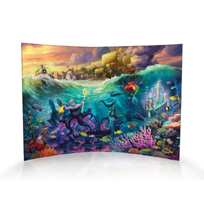 Disney (Ursula) Curved Acrylic Print