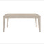 Table de salle à manger moderne transitionnelle 9 pièces avec chaises rembourrées 8x
