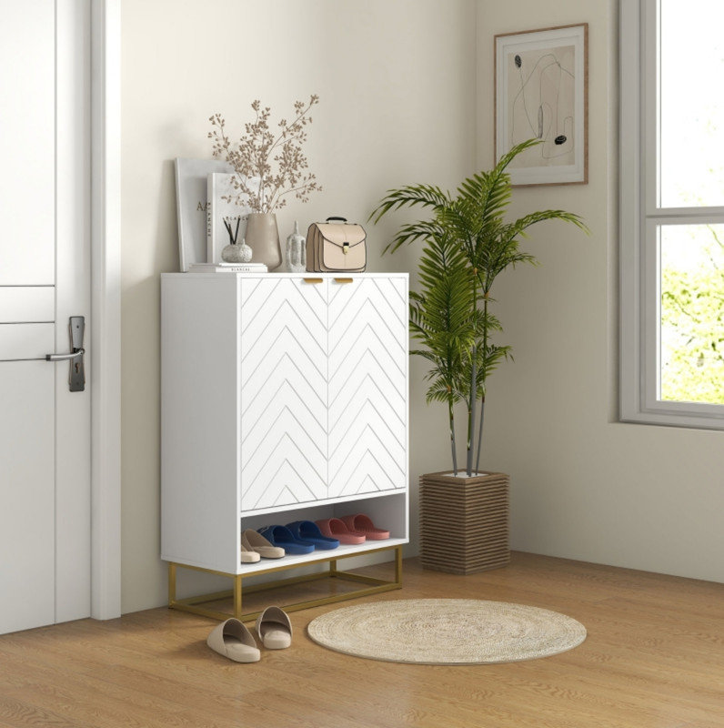 12 Pair Shoe Storage Cabinet