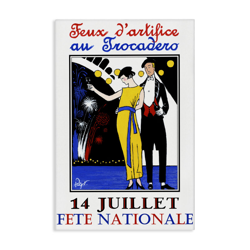 Publicité rétro sur toile, par Jean-Pierre Got, H 24 po x l 16 po
