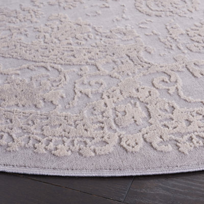 Tapis oriental gris / gris clair Ketaki
