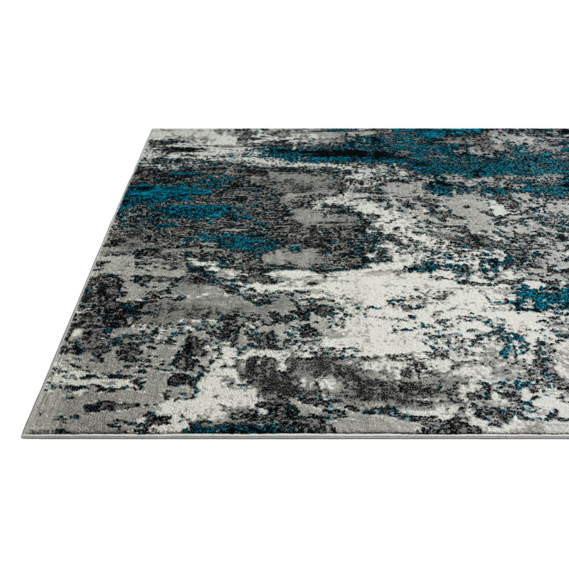 Abstract Indoor Rug, Rectangle 5'3'' x 7'7''