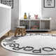 Alphabet SpinCleanhable Rug