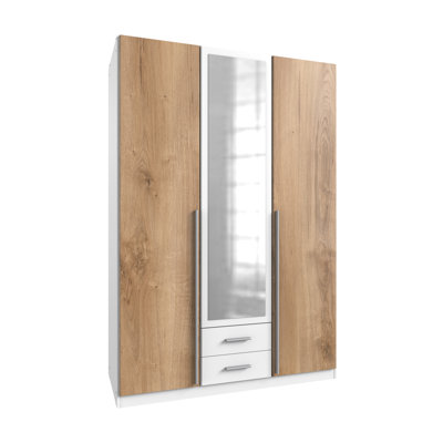 Aristocles 3 Door Manufactured Wood Wardrobe