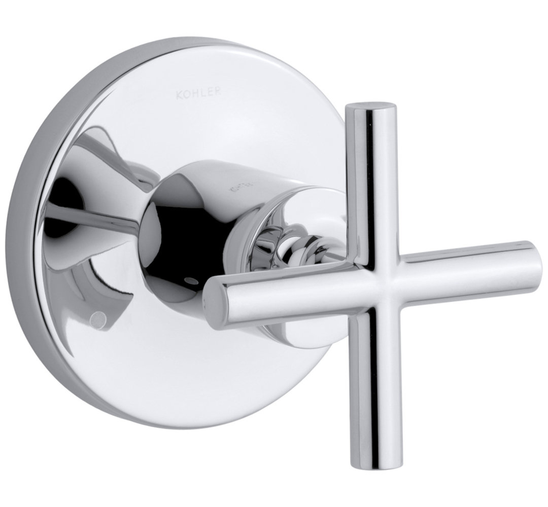 Purist Valve Trim with Cross Handle for Transfer Valve, Requires Valve Kohler 