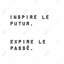 Inspire the future - Toile noire - Décoration intérieure pour les passe-temps