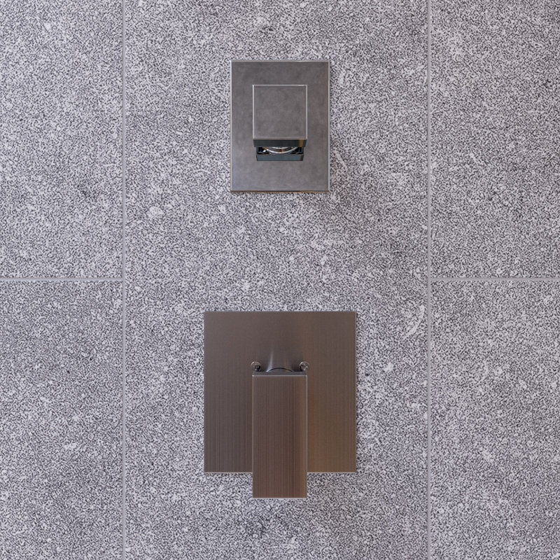 ALFI brand AB9209-PC Polished Chrome Modern Square 3 Way Shower Diverter, Polished Chrome