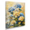 Impression d'art mural bleu et jaune