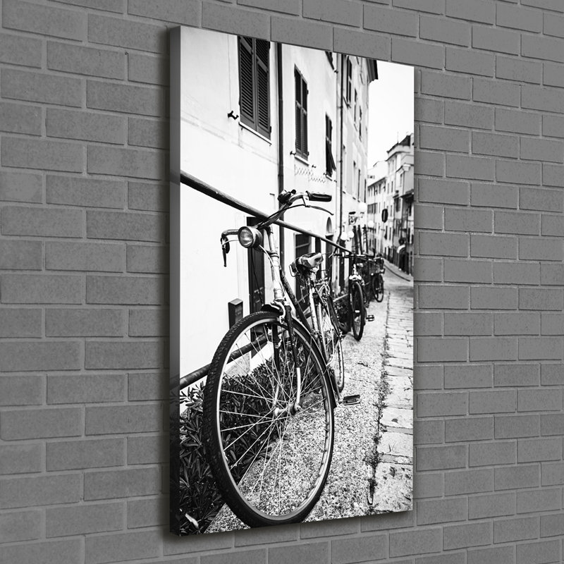 City Bikes - Wrapped Canvas Print