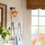 Applique murale en rotin avec cordon réglable, lampe de style bohème naturel pour la chambre à coucher, le salon, la salle à manger et la décoration intérieure
