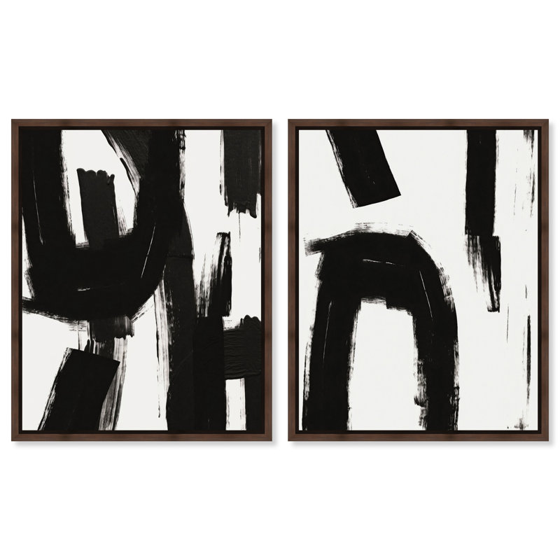 «Lift Machine & B W Machines», ensemble de décorations murales Boho par Art Remedy, cadre en noyer, 16 x 20, Cadre noyer