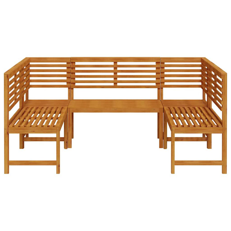 Solid Wood Outdoor Bench