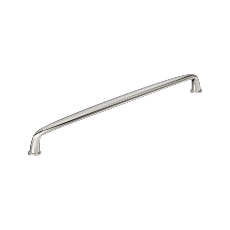 Poignée barre Kane, Nickel poli, 12 5/8"