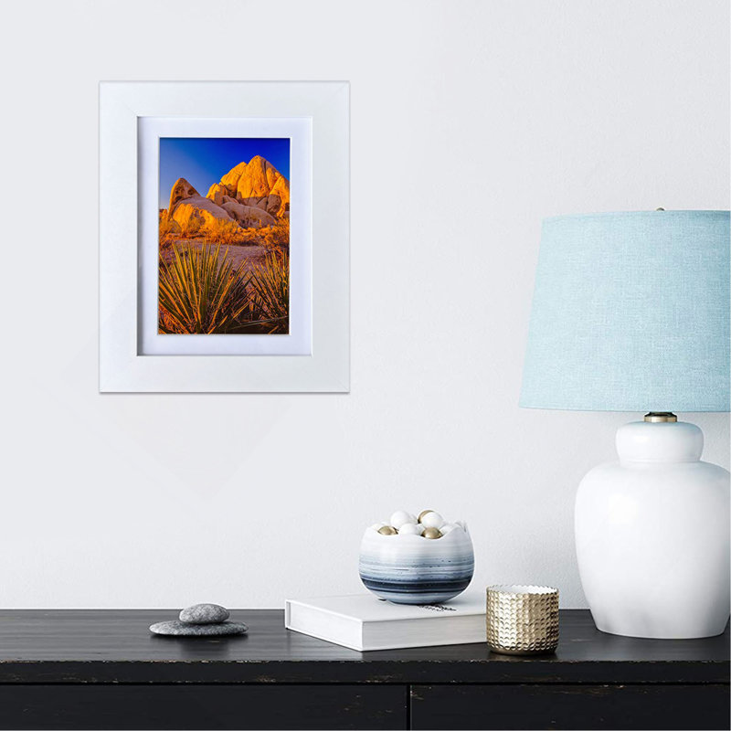Cadre de photo en MDF 5 * 7 "mural et présentoir de table, paquet de 10