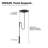 Purist Suspend Ceiling-Mount Kitchen Faucet Kit-89212382