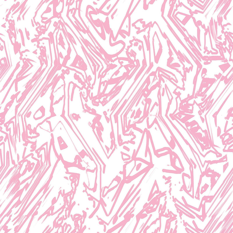 The Blush Label Marble Premium Matte 10' L x 24" W Wallpaper Roll, Faux Grasscloth, Non-pasted, Pink