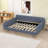 Queen Upholstered Daybed with Support Legs-383548261