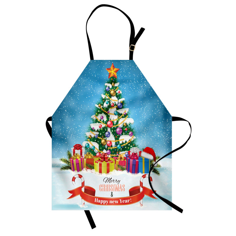 Christmas No Pattern Bib Apron