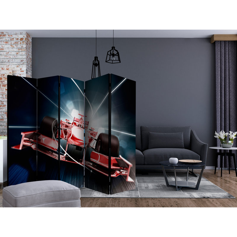 225cm W x 172cm H 5 - Panel  One Sided Room Divider Folding Room Divider