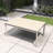 Acacia Wood Rectangular Dining Table – 160Cm Solid Wood Table For Versatile Outdoor Use
