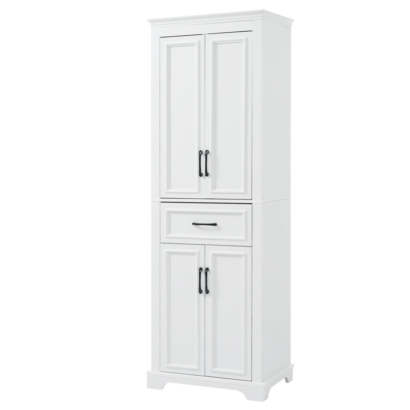 Modern Freestanding Linen Bathroom Cabinet