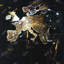 Toile avec cadre européen European Continent