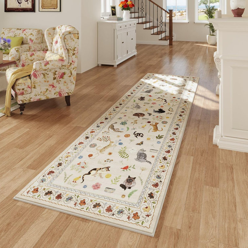 Tapis de couloir antidérapant pour cuisine 2 pi 6 po x 8 pi