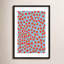 Orient Red On Blue Gray Painting by Michela Sorrentino-1245956879-1245956979