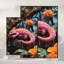 Single Picture Frame LED Illuminated Wall Art Wall Art on Glass / Aluminium-126591032