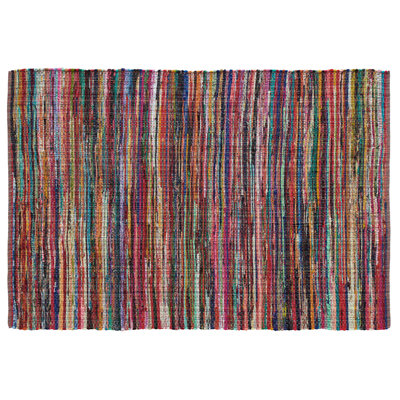 Ensemble de tapis abstraits faits à la main à tissage plat rouge / noir / vert