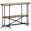 4-3 110cm Solid Wood Top Console Table-106215992
