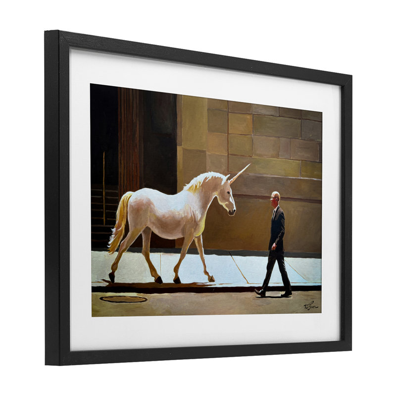 «The exception prouvant la règle», reproduction sous verre encadrée, conception de Keith Thomson, H 17 po x l 23 po