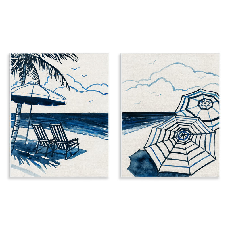 Plaque murale vue sur l'océan tropical, design par Carol Robinson