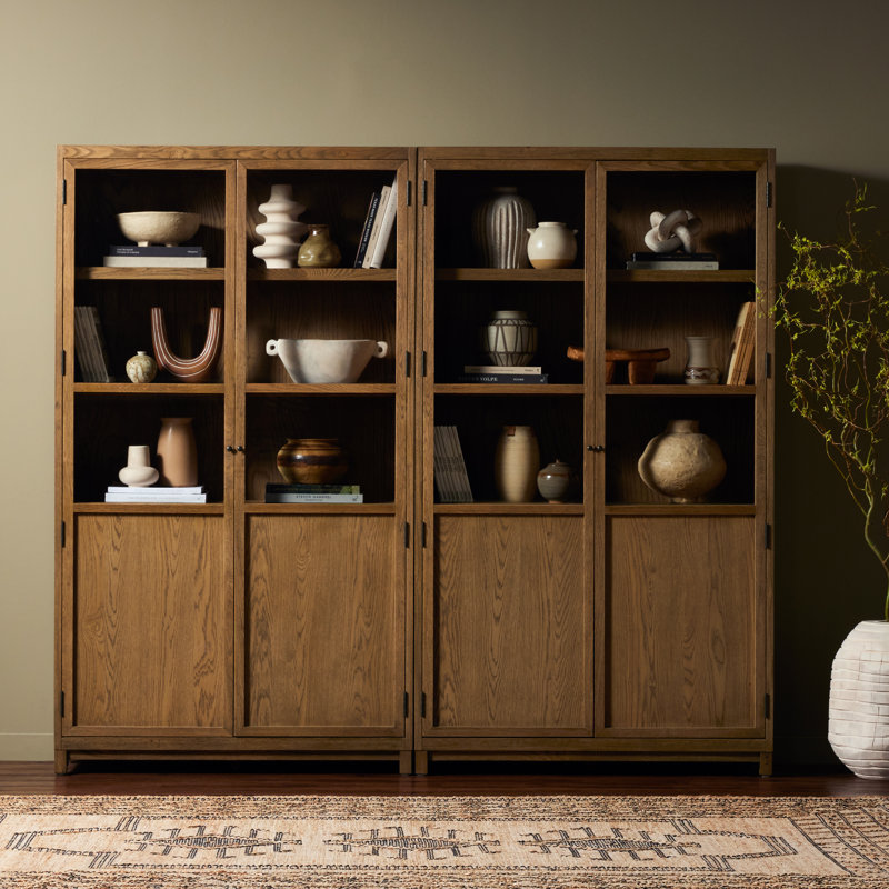 Millie China Cabinet, Drifted Matte Black