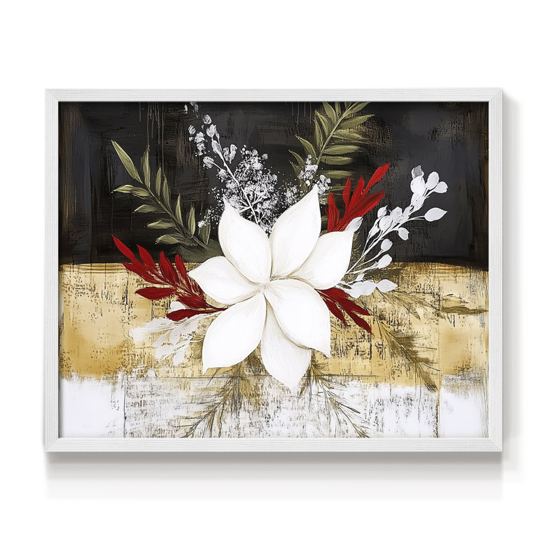 Art de Noël - CCXLII - Reproduction encadrée - Restickable, H 16 po x l 20 po, Blanc