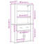 80cm Sideboard