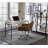 Delfine Writing Desk with Built-In Electrical Outlet